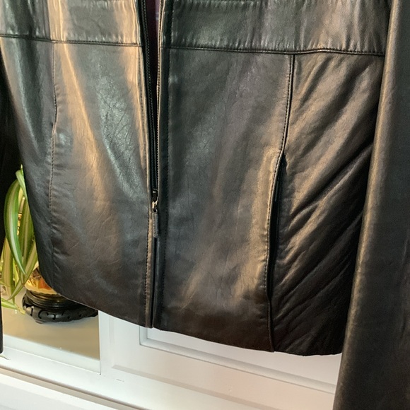 Nicole Miller leather jacket - Picture 4 of 7